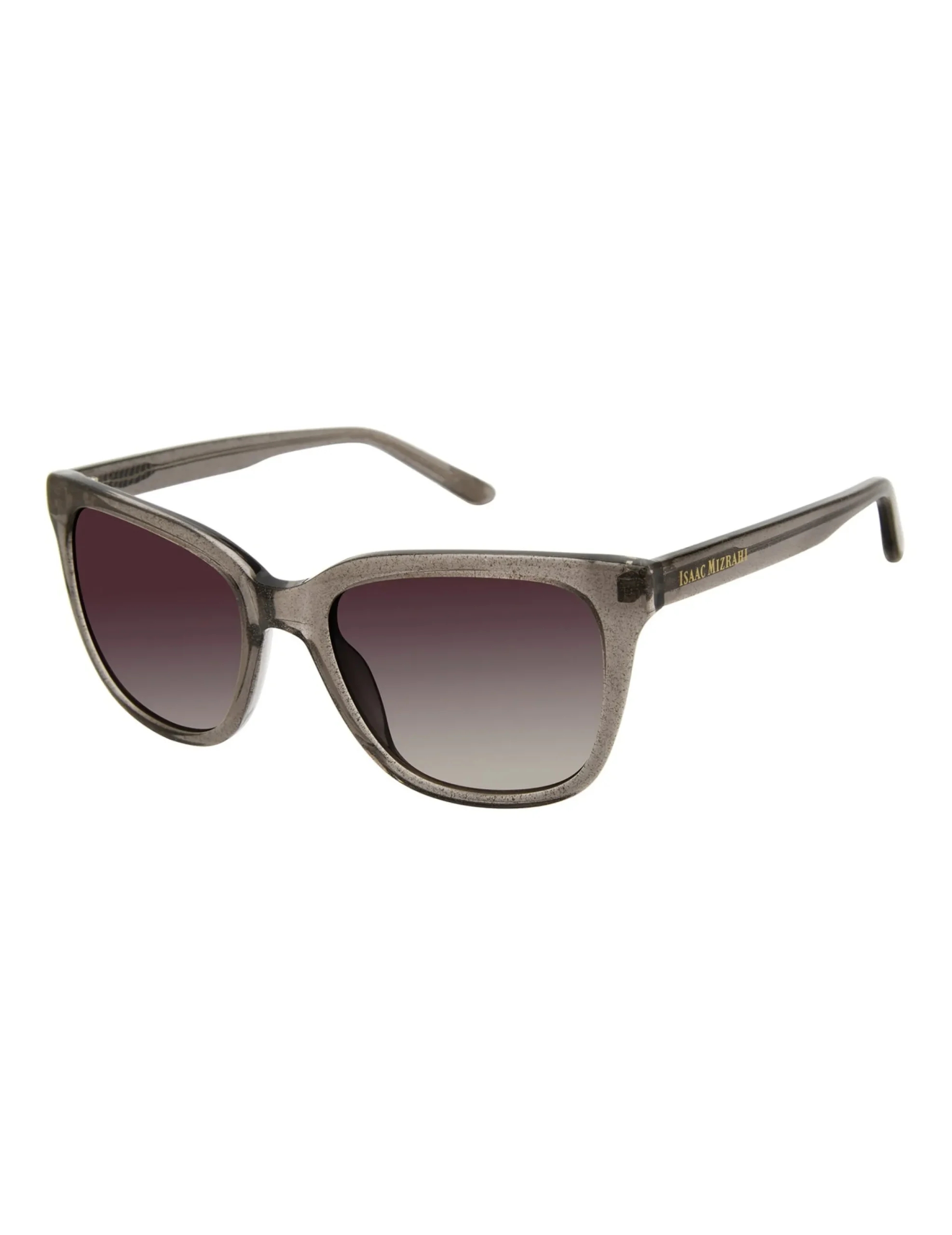 Acetate Glitter Frame Sunglasses>Isaac Mizrahi Fashion