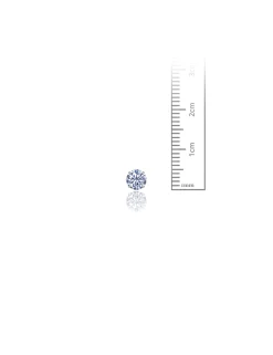 14K White Gold 5MM Round CZ Pushback Stud Earrings>Isaac Mizrahi Shop
