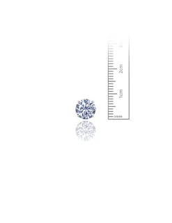 14K White Gold 8MM Round CZ Screwback Stud Earrings><noscript><img width=