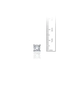 14K White Gold 6MM Square CZ Pushback Stud Earrings>Isaac Mizrahi New
