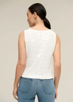 Sequin Tank Top>Isaac Mizrahi Best